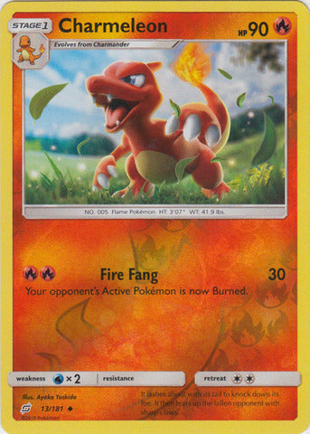 Charmeleon - 13/181 - Uncommon - Reverse Holo available at 401 Games Canada