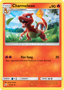 Charmeleon - 13/181 - Uncommon available at 401 Games Canada