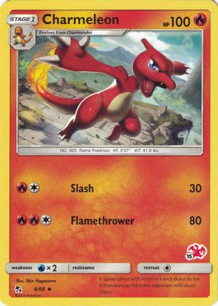 Charmeleon (#15 Charizard Stamped) - 008/068 - Promo available at 401 Games Canada