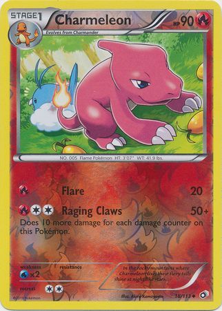 Charmeleon - 18/113 - Uncommon - Reverse Holo available at 401 Games Canada