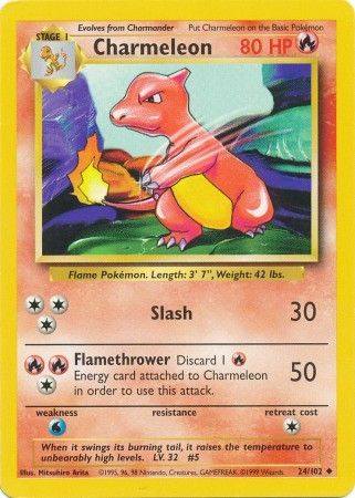 Charmeleon - 24/102 - Uncommon - Unlimited available at 401 Games Canada