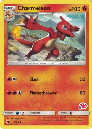 Charmeleon (#30 Charizard Stamped) - 008/068 - Promo available at 401 Games Canada