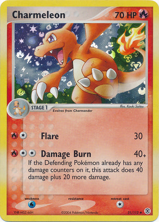 Charmeleon - 31/112 - Uncommon - Reverse Holo available at 401 Games Canada