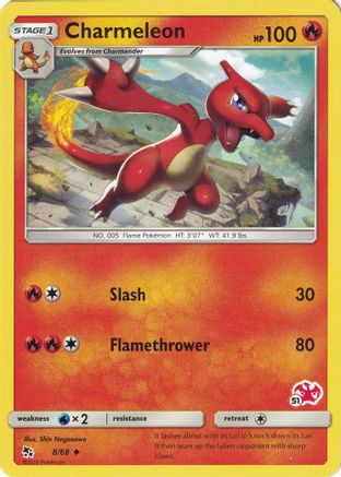 Charmeleon (#51 Charizard Stamped) - 008/068 - Promo available at 401 Games Canada