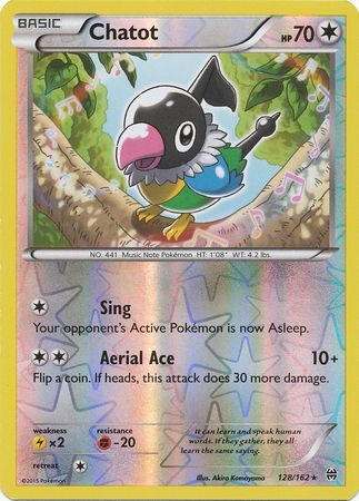 Chatot - 128/162 - Rare - Reverse Holo available at 401 Games Canada