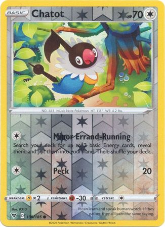 Chatot - 139/185 - Common - Reverse Holo available at 401 Games Canada