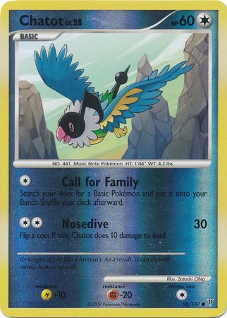 Chatot - 95/147 - Common - Reverse Holo available at 401 Games Canada