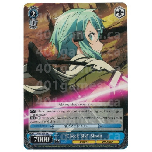 "Check Six" Sinon available at 401 Games Canada