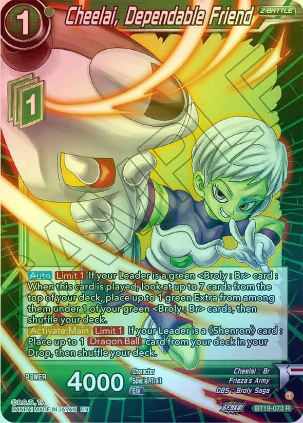 Cheelai, Dependable Friend - BT19-073 - Rare (Foil) available at 401 Games Canada