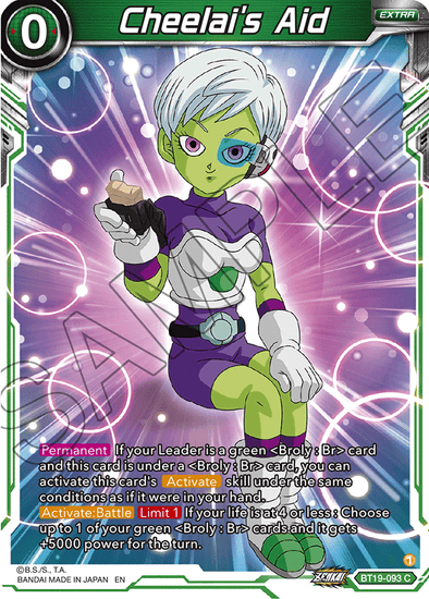 Cheelai's Aid - BT19-093 - Common available at 401 Games Canada