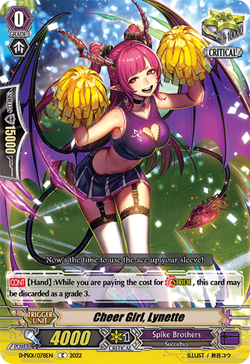 Cheer Girl, Lynette - D-PS01/078 - Common available at 401 Games Canada