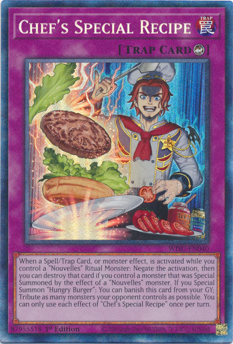 Chef's Special Recipe - WISU-EN040 - Collector's Rare - 1st Edition available at 401 Games Canada