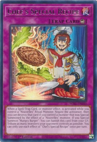 Chef's Special Recipe - WISU-EN040 - Rare - 1st Edition available at 401 Games Canada