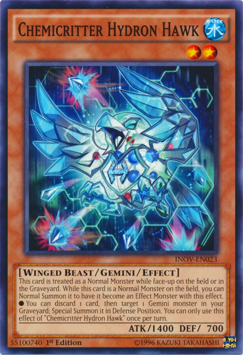 Chemicritter Hydron Hawk - INOV-EN023 - Common - 1st Edition available at 401 Games Canada