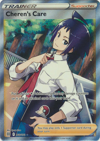 Cheren's Care - 168/172 - Full Art Ultra Rare available at 401 Games Canada