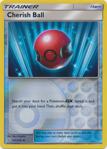 Cherish Ball - 191/236 - Uncommon - Reverse Holo available at 401 Games Canada