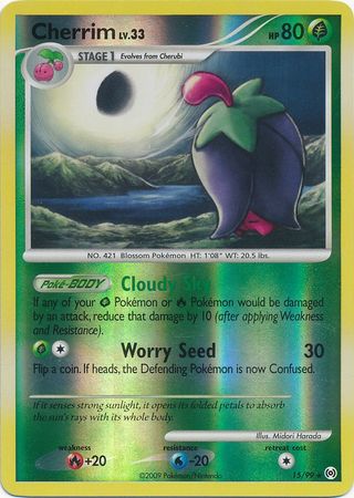 Cherrim - 15/99 - Rare - Reverse Holo available at 401 Games Canada