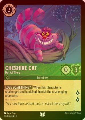 Cheshire Cat (Not All There) - 71/204 - Uncommon (Foil) available at 401 Games Canada