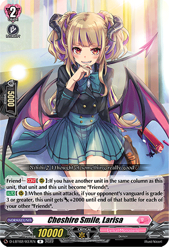 Cheshire Smile, Larisa - D-LBT02/037 - Rare available at 401 Games Canada