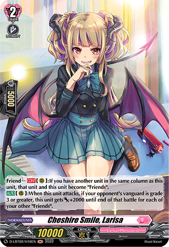 Cheshire Smile, Larisa - D-LBT02/H16 - Holo Rare available at 401 Games Canada