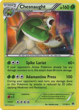 Chesnaught - 11/162 - Holo Rare available at 401 Games Canada