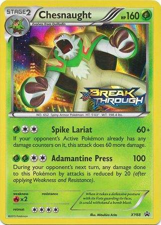 Chesnaught - XY68 - Pre-Release Promo available at 401 Games Canada