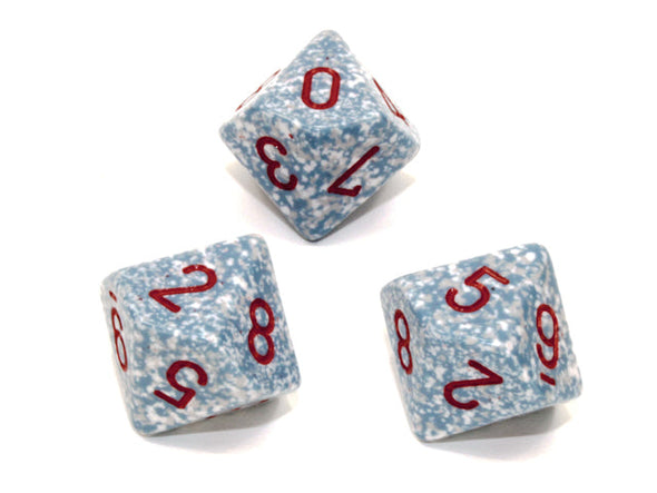 Chessex - 10D10 - Speckled - Air available at 401 Games Canada