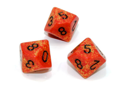 Chessex - 10D10 - Speckled - Fire available at 401 Games Canada