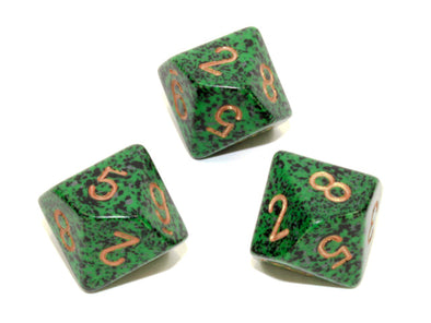 Chessex - 10D10 - Speckled - Golden Recon available at 401 Games Canada