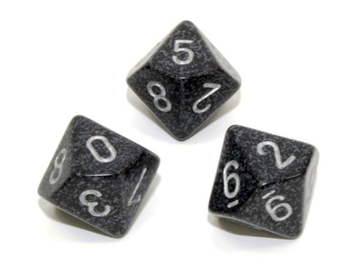 Chessex - 10D10 - Speckled - Ninja available at 401 Games Canada