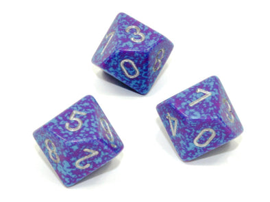 Chessex - 10D10 - Speckled - Silver Tetra available at 401 Games Canada