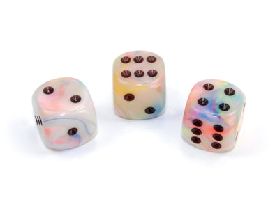 Chessex - 12D6 - Festive - Circus/Black available at 401 Games Canada