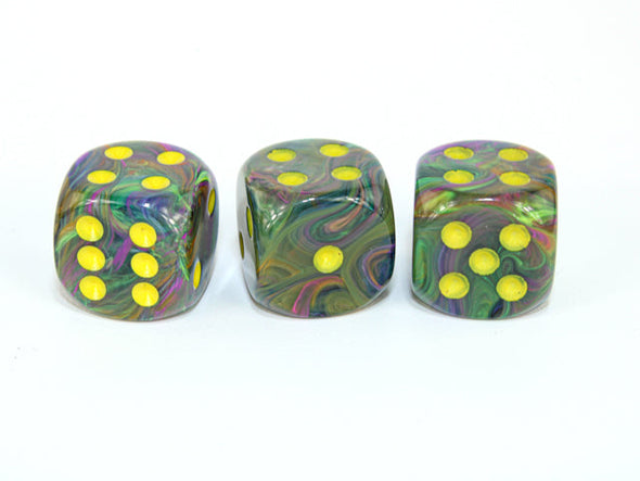 Chessex - 12D6 - Festive - Rio/Yellow available at 401 Games Canada