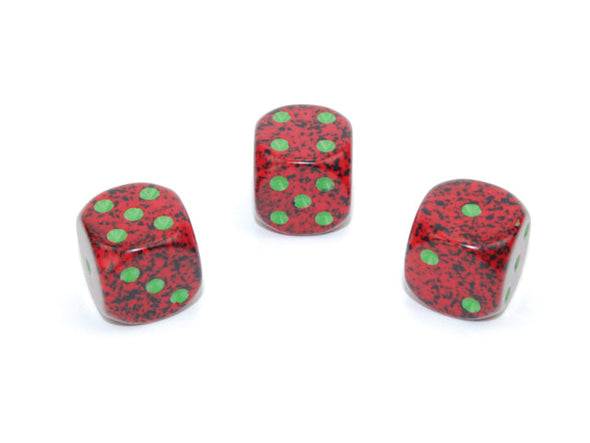 Chessex - 12D6 - Speckled - Strawberry available at 401 Games Canada