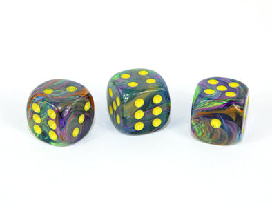 Chessex - 36D6 - Festive - Rio/Yellow available at 401 Games Canada