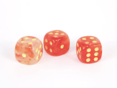 Chessex - 36D6 - Ghostly Glow - Orange/Yellow available at 401 Games Canada