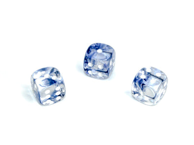 Chessex - 36D6 - Nebula - Black/White available at 401 Games Canada