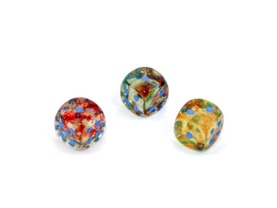 Chessex - 36D6 - Nebula - Primary/Blue Luminary available at 401 Games Canada