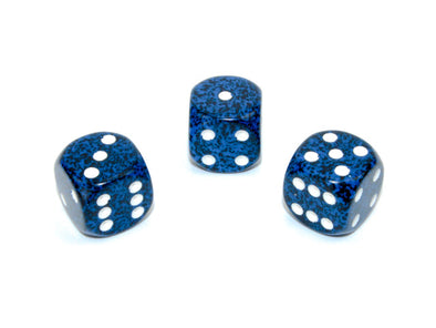 Chessex - 36D6 - Speckled - Stealth available at 401 Games Canada