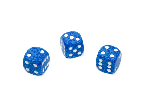 Chessex - 36D6 - Speckled - Water available at 401 Games Canada