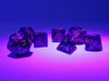 Chessex - 7 Piece - Lab Dice - Lustrous - Alpestris/Orange available at 401 Games Canada