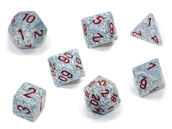 Chessex - 7 Piece - Speckled - Air available at 401 Games Canada