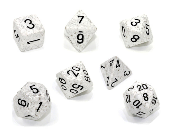 Chessex - 7 Piece - Speckled - Arctic Camo available at 401 Games Canada