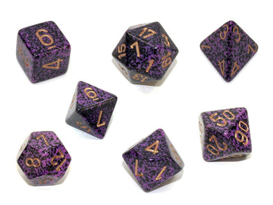 Chessex - 7 Piece - Speckled - Hurricane available at 401 Games Canada