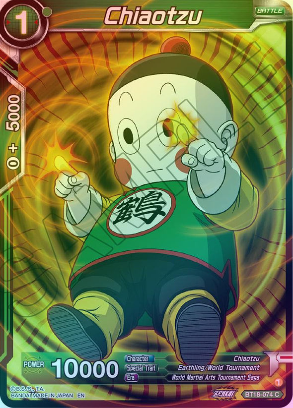 Chiaotzu - BT18-074 - Common (Foil) available at 401 Games Canada