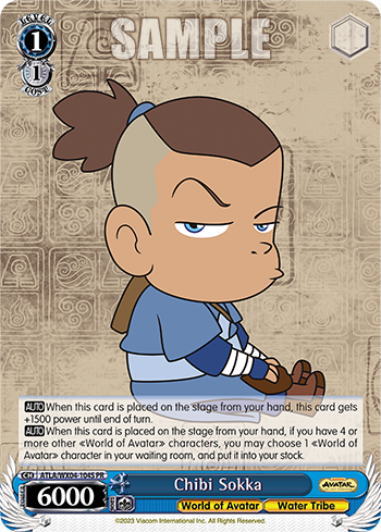 Chibi Sokka - ATLA/WX04-E104 - Promo available at 401 Games Canada