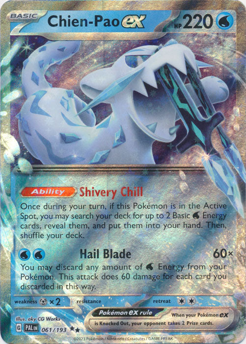 Chien-Pao ex - 061/193 - Double Rare available at 401 Games Canada