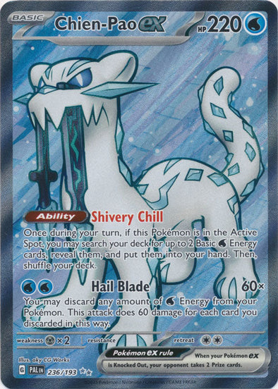 Chien-Pao ex - 236/193 - Full Art Ultra Rare available at 401 Games Canada