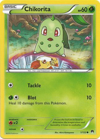 Chikorita - 1/122 - Common available at 401 Games Canada