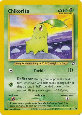 Chikorita - 53/111 - Common - Unlimited available at 401 Games Canada